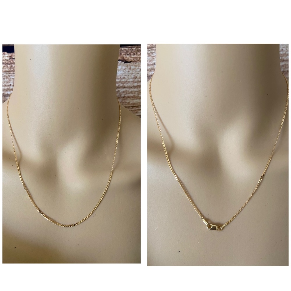 Pori Jewelry 14K Solid Yellow Gold Necklace,